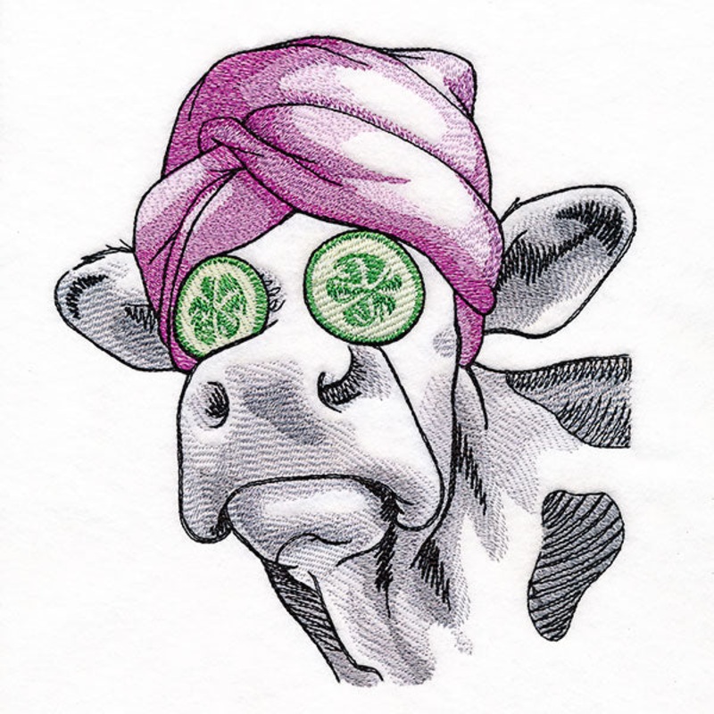 Cucumbers & Facials Spa Day Cow