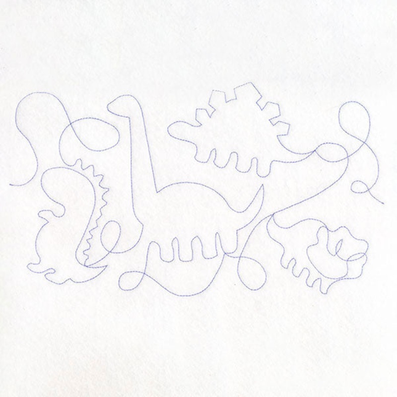 Dinos for Days (Edge-to-Edge Quilting)