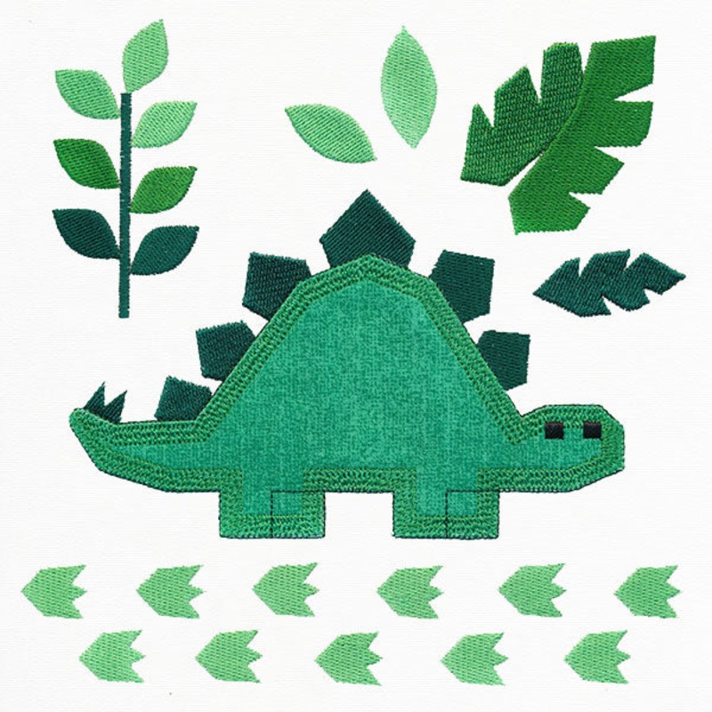 Dinos for Days – Stegosaurus (Applique)