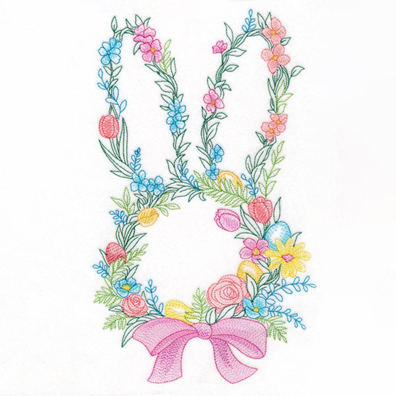 Easter Bunny Wreath|11.37″ x 6.85″ / 288.67mm x 173.99mm|9.4″ x 5.67″ / 238.76mm x 143.91mm|7.8″ x 4.7″ / 198.17mm x 119.44mm|6.85″ x 4.13″ / 173.96mm x 104.87mm|All Sizes