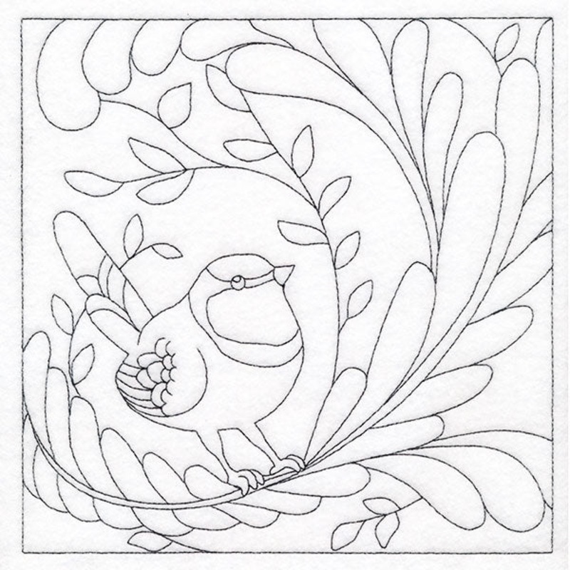 For the Birds Quilting – Fairy Wren (Double Run)