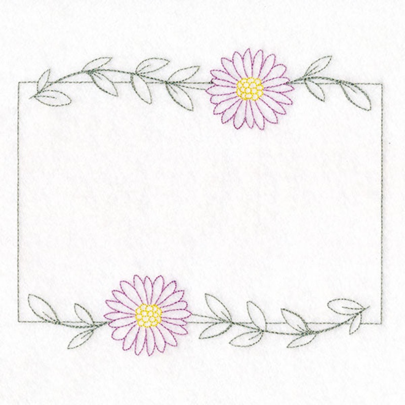 Fresh and Timeless Daisies Quilt Label