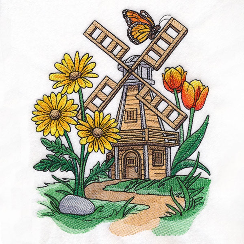 Spring Dreams Windmill|8.67″ x 6.85″ / 220.23mm x 174.06mm|7.35″ x 5.81″ / 186.71mm x 147.52mm|6.14″ x 4.85″ / 155.91mm x 123.14mm|All Sizes