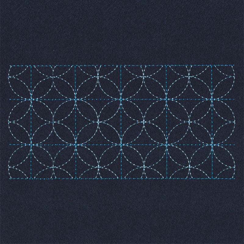 Venn Kaleidoscope Sashiko Quilting Border