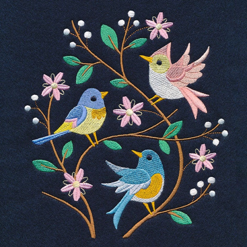 Wild Birds of Spring|7.78″ x 7″ / 197.69mm x 177.74mm|6.85″ x 6.19″ / 174.07mm x 157.24mm|5.83″ x 5.27″ / 148.07mm x 133.75mm|4.85″ x 4.37″ / 123.17mm x 111.03mm|All Sizes