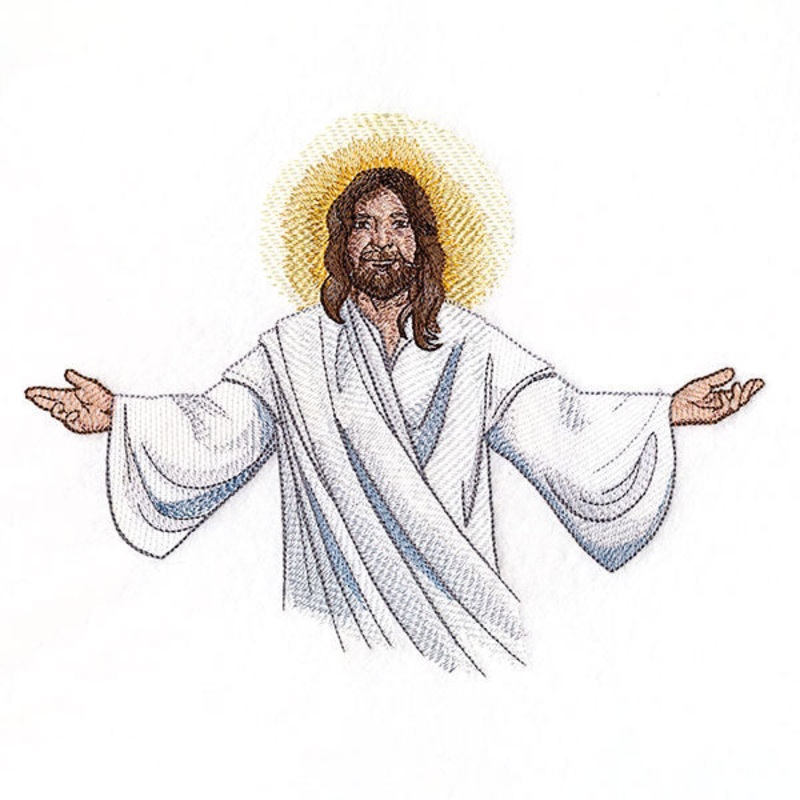 With Open Arms Jesus Feature|6.83″ x 8.89″ / 173.43mm x 225.79mm|5.83″ x 7.6″ / 148mm x 193.06mm|4.82″ x 6.29″ / 122.44mm x 159.88mm|All Sizes