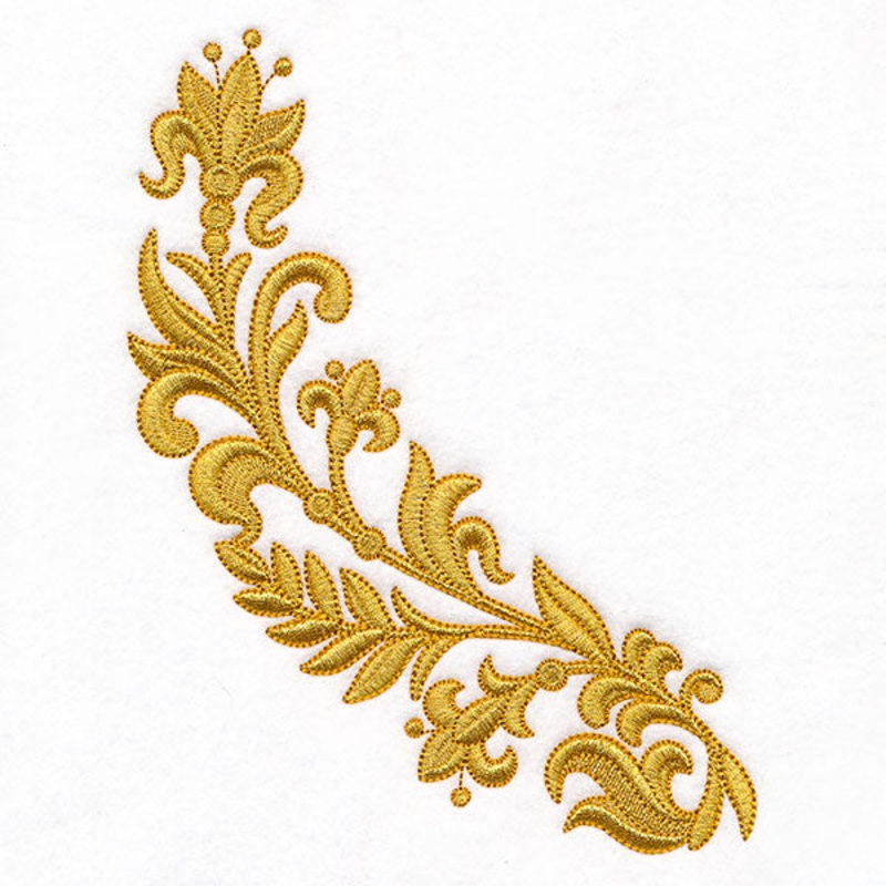 Crafted with Elegance Botanical Neckline