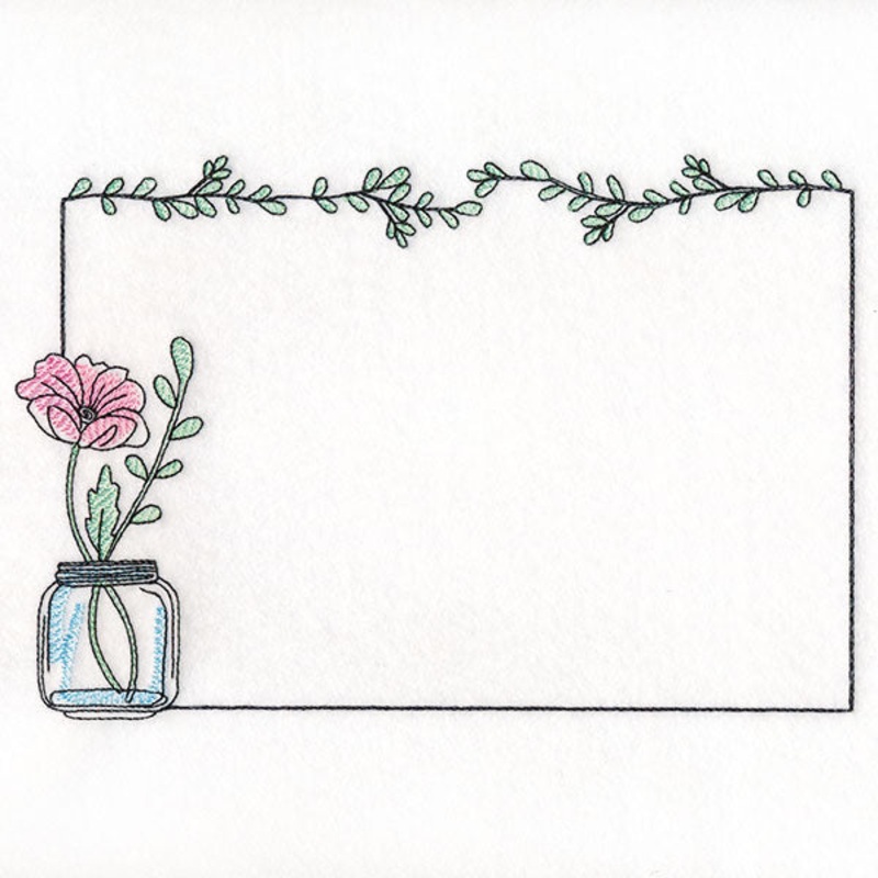 Farmhouse Flowers Quilt Label|5.32″ x 7.8″ / 135.05mm x 198.11mm|4.67″ x 6.85″ / 118.52mm x 173.98mm|2.65″ x 3.91″ / 67.43mm x 99.26mm|All Sizes