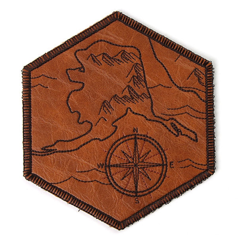 From Sea to Shining Sea United States Map Coaster – Alaska (In-the-Hoop)