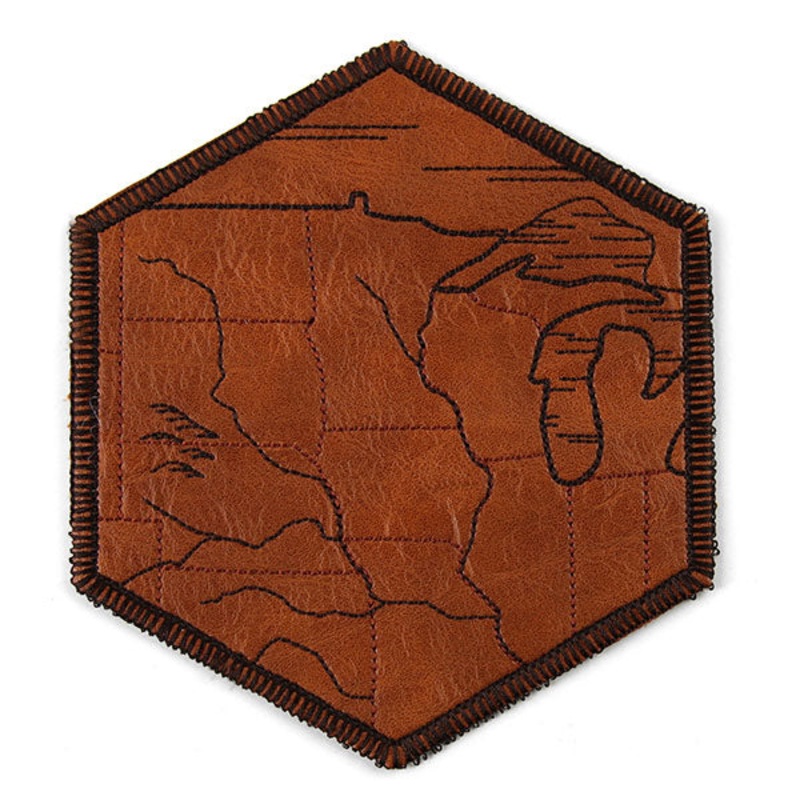 From Sea to Shining Sea United States Map Coaster – Midwest (In-the-Hoop)