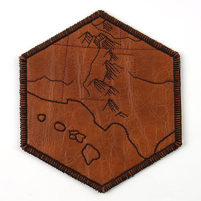 From Sea to Shining Sea United States Map Coaster – Southwest & Hawaii (In-the-Hoop)