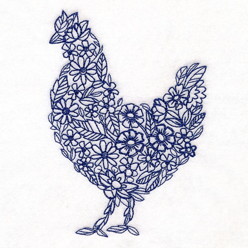 Made to Bloom Flower Hen|5.63″ x 4.09″ / 142.88mm x 103.76mm|4.94″ x 3.59″ / 125.45mm x 91.1mm|4.22″ x 3.07″ / 107.21mm x 77.86mm|3.5″ x 2.54″ / 88.98mm x 64.62mm|All Sizes
