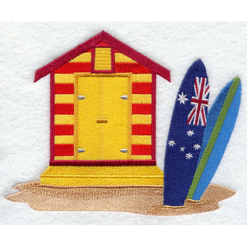 Australian Beach Hut|5.85″ x 7.4″ / 148.71mm x 187.93mm|4.85″ x 6.14″ / 123.24mm x 155.83mm|All Sizes