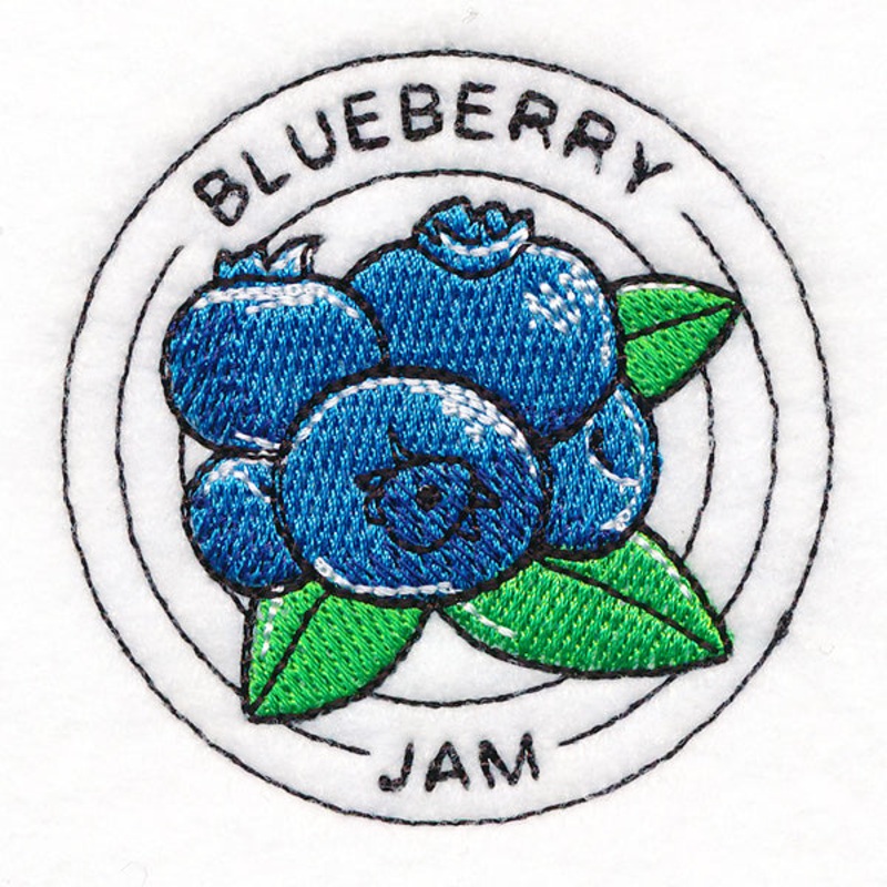 Summer Sensations Jar Topper – Blueberry Jam