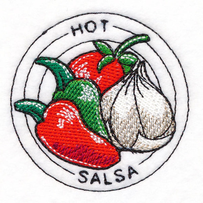 Summer Sensations Jar Topper – Hot Salsa