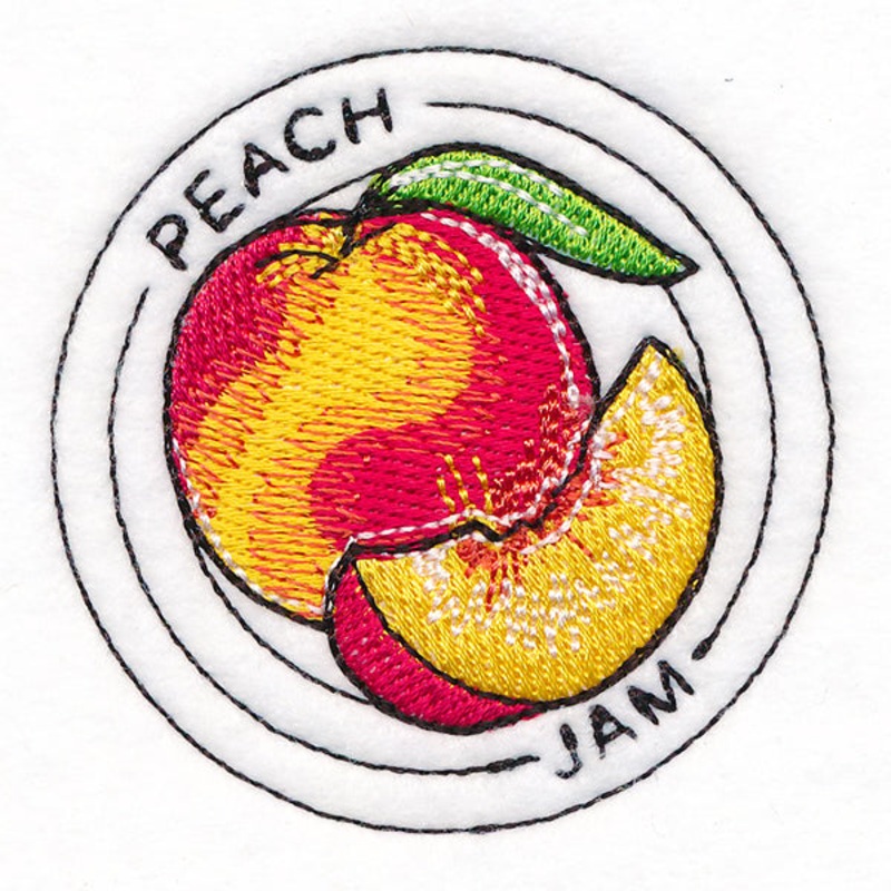 Summer Sensations Jar Topper – Peach Jam