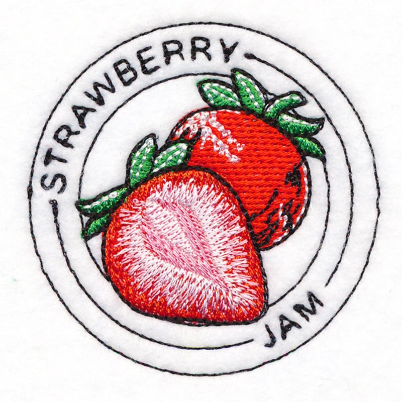 Summer Sensations Jar Topper – Strawberry Jam