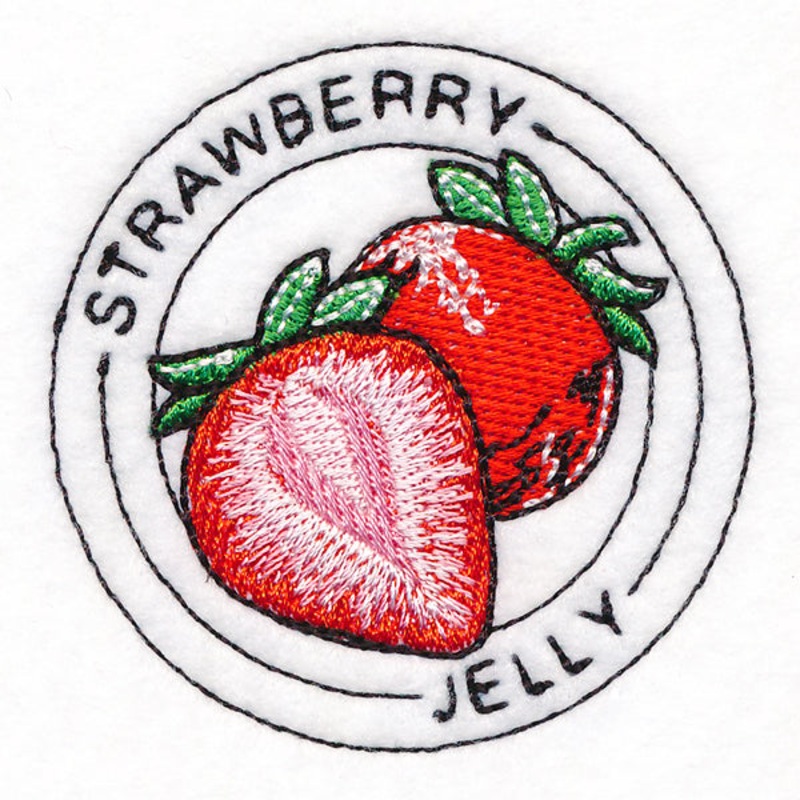 Summer Sensations Jar Topper – Strawberry Jelly