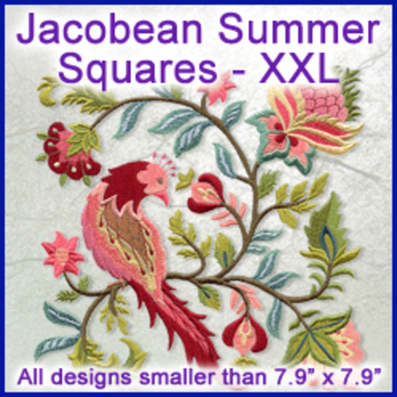 A Jacobean Summer Squares Design Pack