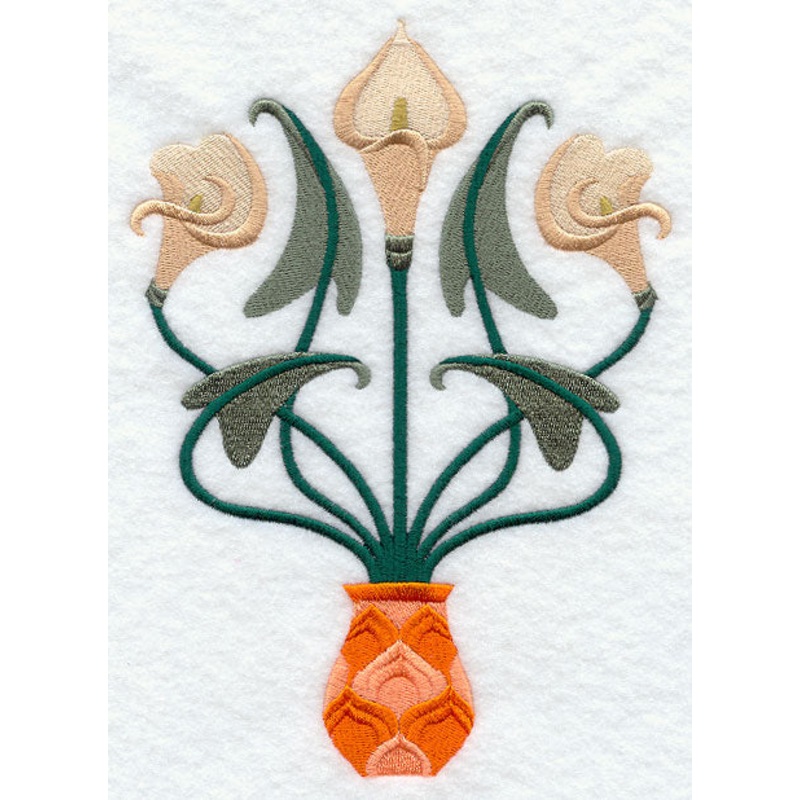Art Deco Calla Lilies|8.18″ x 5.86″ / 207.71mm x 148.89mm|6.66″ x 4.77″ / 169.08mm x 121.23mm|3.87″ x 2.78″ / 98.22mm x 70.71mm|All Sizes