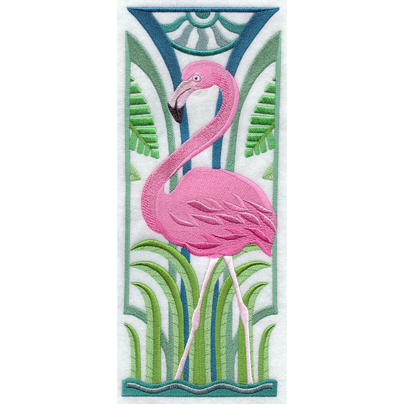 Art Deco Flamingo|11.7″ x 4.67″ / 297.09mm x 118.64mm|9.42″ x 3.75″ / 239.18mm x 95.37mm|6.87″ x 2.74″ / 174.41mm x 69.71mm|All Sizes