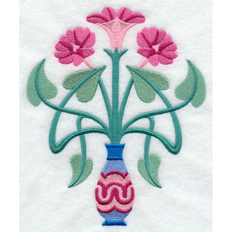 Art Deco Morning Glories|7.14″ x 5.86″ / 181.45mm x 148.83mm|5.93″ x 4.86″ / 150.56mm x 123.53mm|3.86″ x 3.16″ / 98.02mm x 80.34mm|All Sizes