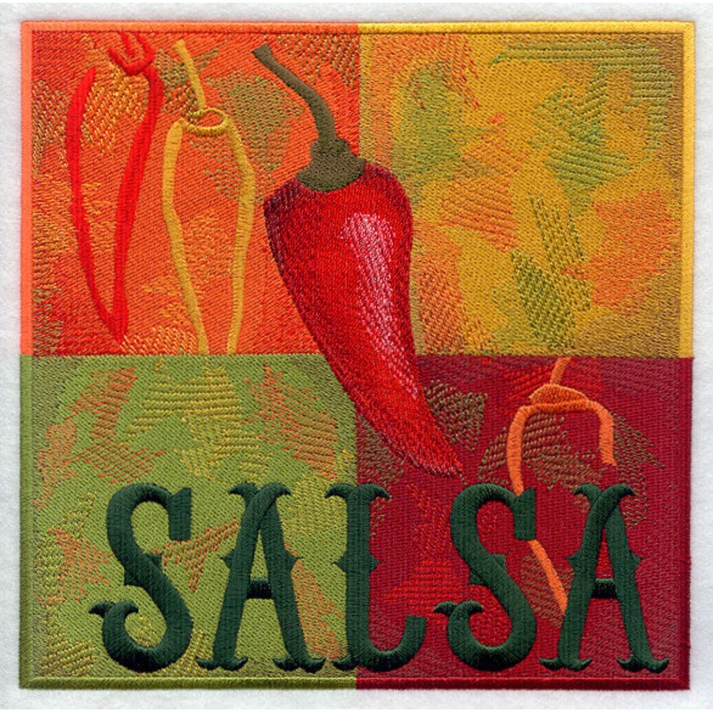 Chili Pepper Medley – Salsa|7.74″ x 7.78″ / 196.55mm x 197.72mm|6.85″ x 6.89″ / 173.92mm x 174.95mm|5.87″ x 5.91″ / 149.12mm x 150mm|4.87″ x 4.9″ / 123.73mm x 124.44mm|3.85″ x 3.88″ / 97.7mm x 98.53mm|All Sizes