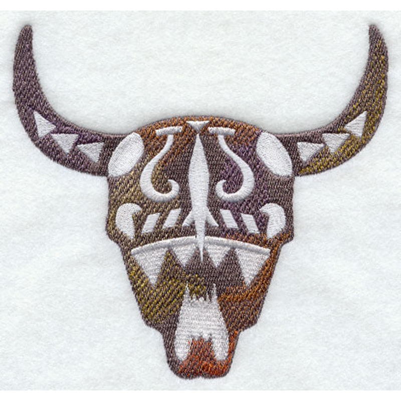 Southwestern Silhouette – Buffalo Skull