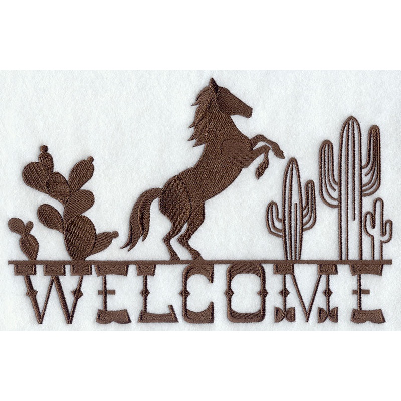 Southwestern Welcome – Horse|6.91″ x 10.9″ / 175.45mm x 276.93mm|5.86″ x 9.24″ / 148.78mm x 234.82mm|4.95″ x 7.81″ / 125.65mm x 198.3mm|4.35″ x 6.86″ / 110.37mm x 174.16mm|All Sizes