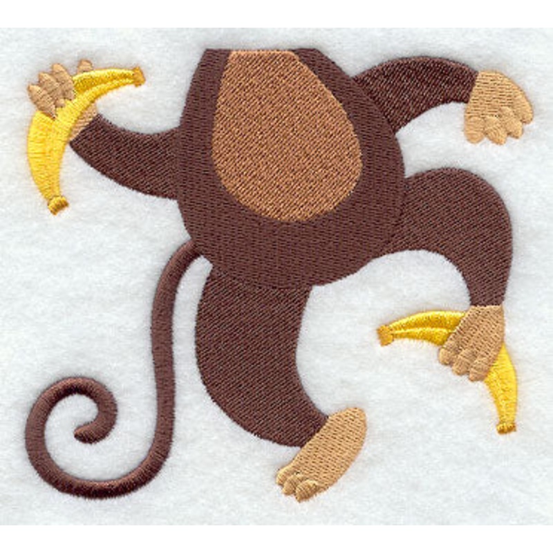 Bib Buddies – Monkey|4.26″ x 4.85″ / 108.2mm x 123.19mm|3.37″ x 3.84″ / 85.6mm x 97.54mm|2.2″ x 2.51″ / 55.88mm x 63.75mm|All Sizes