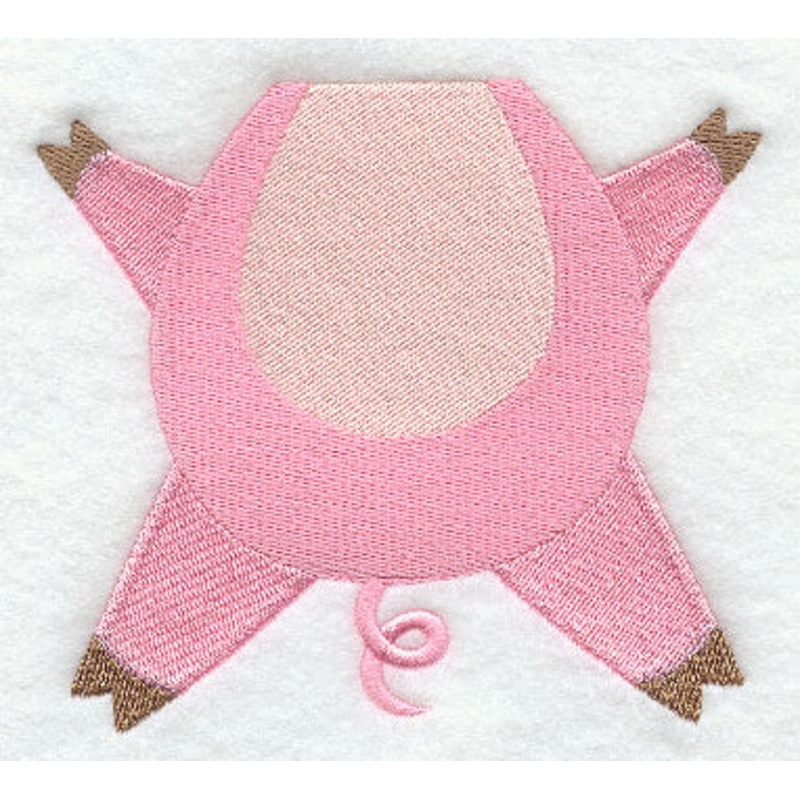 Bib Buddies – Pig|4.33″ x 4.85″ / 109.95mm x 123.13mm|3.43″ x 3.84″ / 87.04mm x 97.41mm|2.23″ x 2.5″ / 56.61mm x 63.49mm|All Sizes