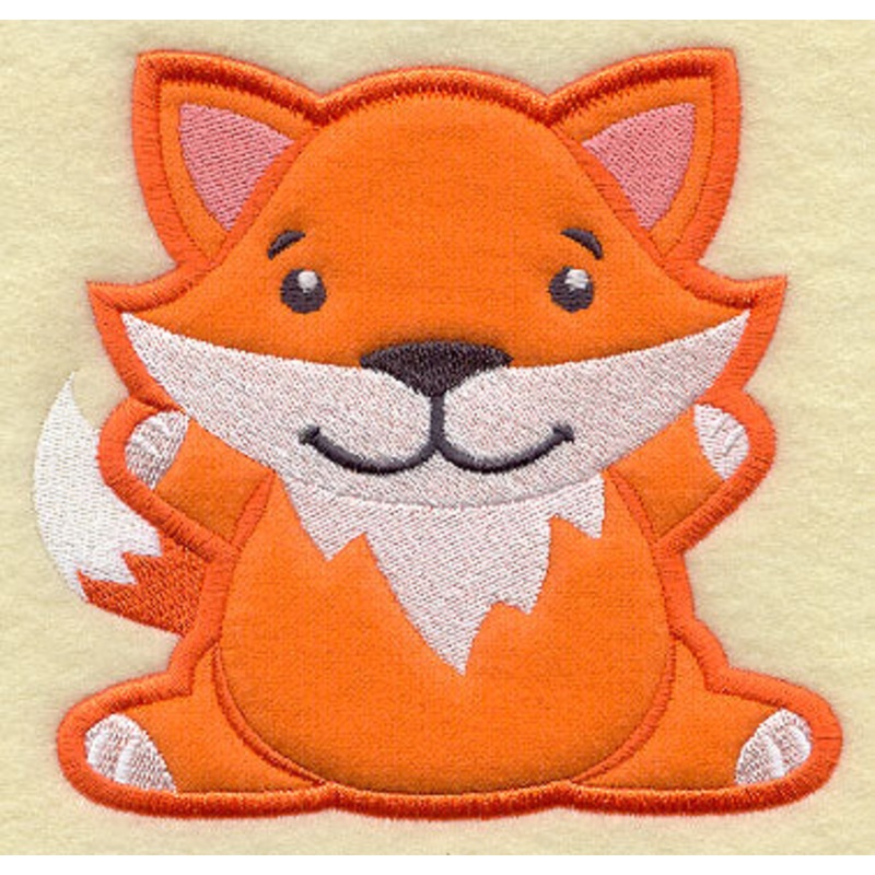 Playful Fox (Applique)|4.66″ x 4.86″ / 118.33mm x 123.44mm|3.7″ x 3.85″ / 93.88mm x 97.86mm|All Sizes