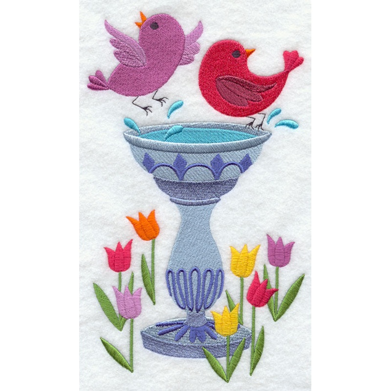Sweet Tweet Birdbath 1|9.41″ x 5.5″ / 238.99mm x 139.77mm|7.8″ x 4.56″ / 198.1mm x 115.84mm|6.86″ x 4.01″ / 174.24mm x 101.89mm|3.86″ x 2.26″ / 98.06mm x 57.29mm|All Sizes