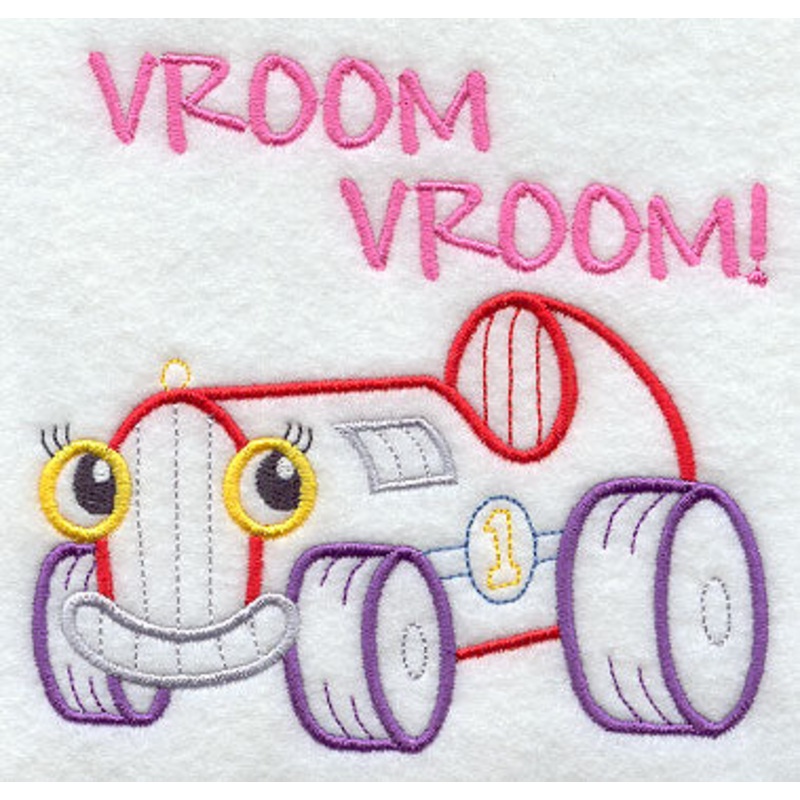 Vroom Vroom!|4.62″ x 4.86″ / 117.29mm x 123.51mm|3.67″ x 3.86″ / 93.19mm x 98.11mm|2.38″ x 2.5″ / 60.39mm x 63.58mm|All Sizes