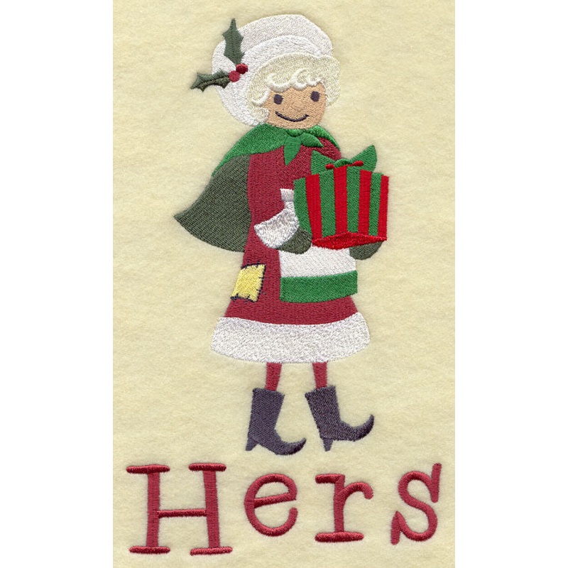 Country Mrs. Claus – Hers|9.41″ x 5.46″ / 239.01mm x 138.63mm|6.86″ x 3.99″ / 174.24mm x 101.27mm|3.86″ x 1.86″ / 98.07mm x 47.17mm|All Sizes