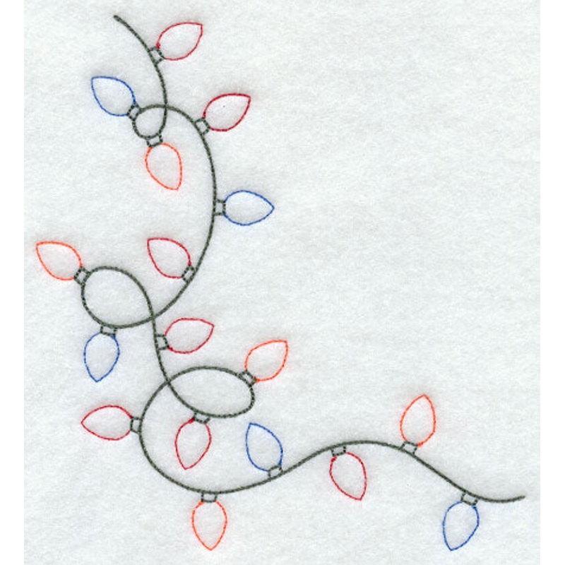 Festive Christmas Lights Corner