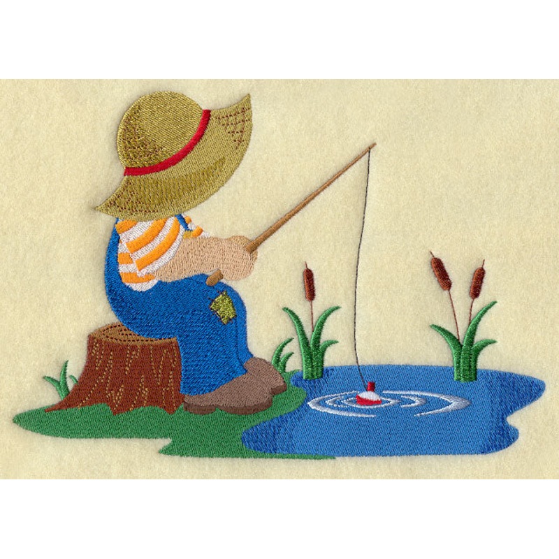 Fisherman Fred at the Fishing Hole