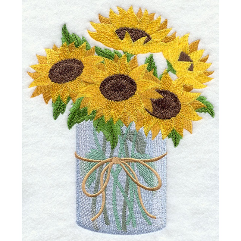 Sunflowers in Mason Jar|8.69″ x 7″ / 220.62mm x 177.69mm|7.26″ x 5.86″ / 184.42mm x 148.79mm|6.01″ x 4.85″ / 152.7mm x 123.14mm|All Sizes