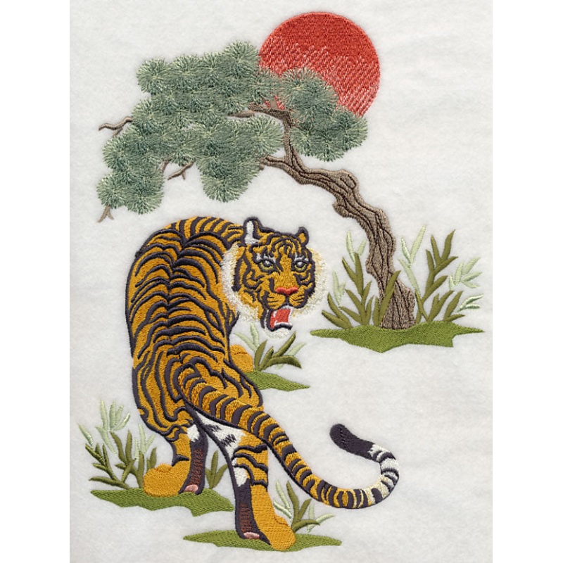 Tiger and Kanji – Tiger|10.12″ x 7.8″ / 257.05mm x 198.12mm|8.97″ x 6.9″ / 227.84mm x 175.26mm|8.09″ x 6.2″ / 205.49mm x 157.48mm|7.17″ x 5.51″ / 182.12mm x 139.95mm|6.31″ x 4.86″ / 160.27mm x 123.44mm|All Sizes