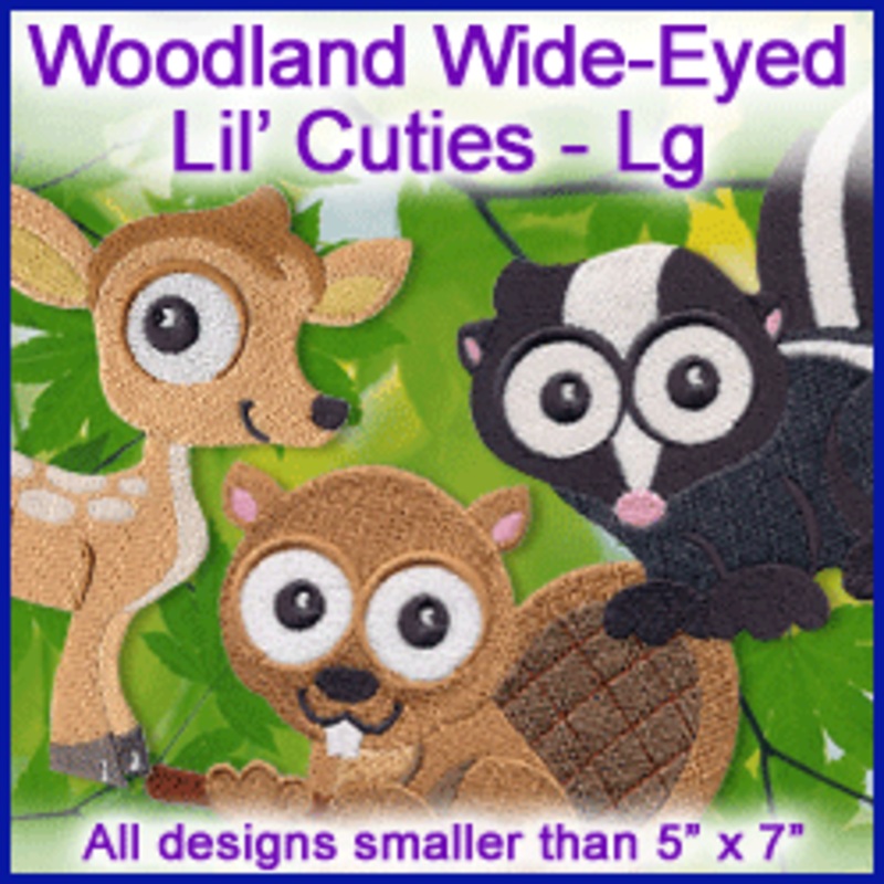 A Woodland Wide-Eyed Lil’ Cuties Design Pack