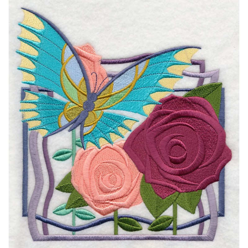 Art Deco Butterfly and Roses|7.79″ x 7.32″ / 197.79mm x 185.89mm|6.25″ x 5.86″ / 158.69mm x 148.91mm|5.19″ x 4.86″ / 131.78mm x 123.49mm|7.4″ x 6.94″ / 187.89mm x 176.33mm|All Sizes
