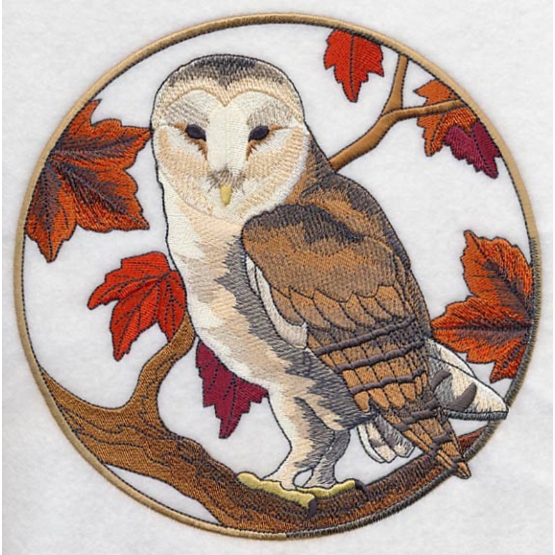 Barn Owl in Autumn|7.81″ x 7.82″ / 198.44mm x 198.67mm|6.91″ x 6.92″ / 175.6mm x 175.79mm|5.86″ x 5.87″ / 148.97mm x 149.13mm|4.85″ x 4.85″ / 123.09mm x 123.22mm|3.87″ x 3.88″ / 98.34mm x 98.43mm|All Sizes