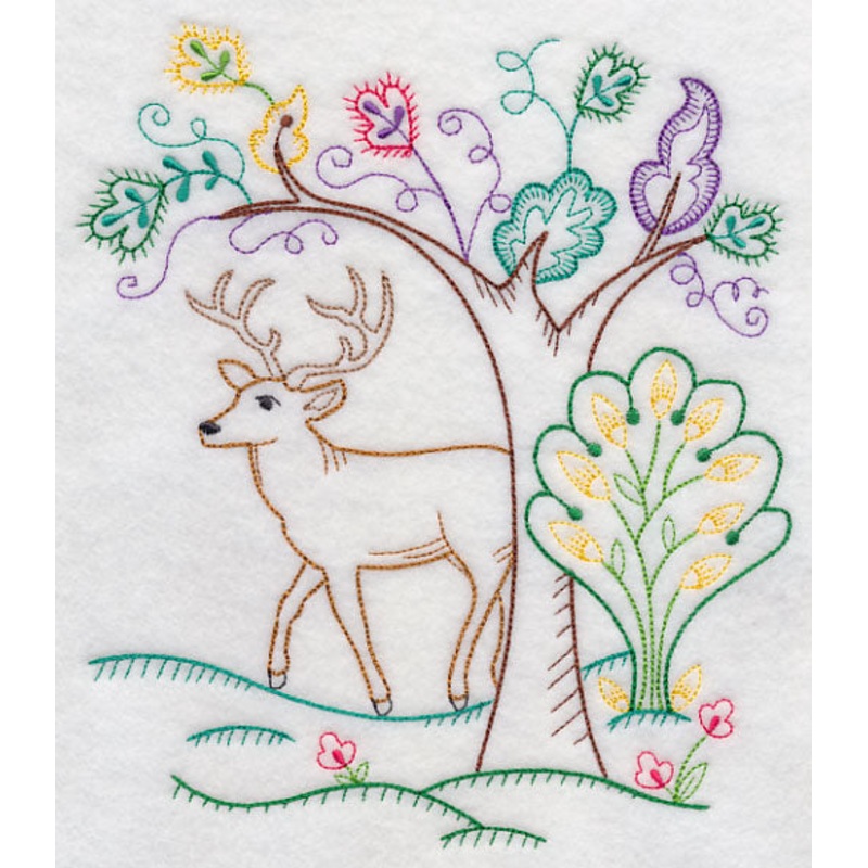 Bright Forest Buck (Vintage)|7.69″ x 6.9″ / 195.38mm x 175.18mm|6.53″ x 5.86″ / 165.88mm x 148.75mm|5.39″ x 4.83″ / 136.87mm x 122.77mm|All Sizes