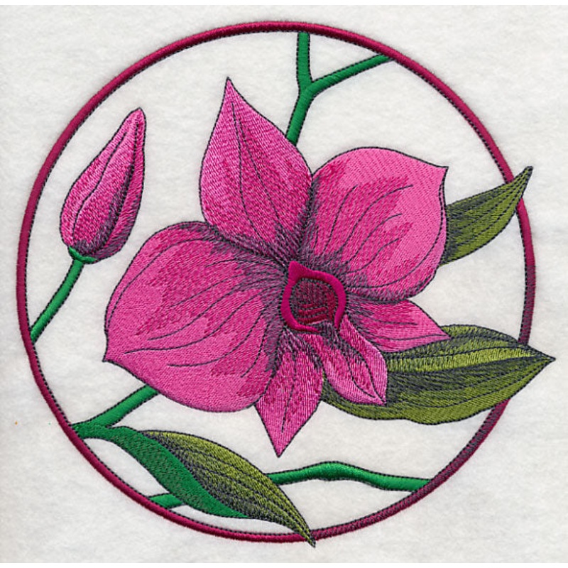 Elegant Flower Circle – Cooktown Orchid