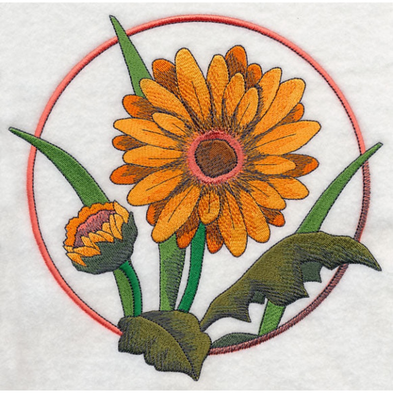 Elegant Flower Circle – Gerbera Daisy