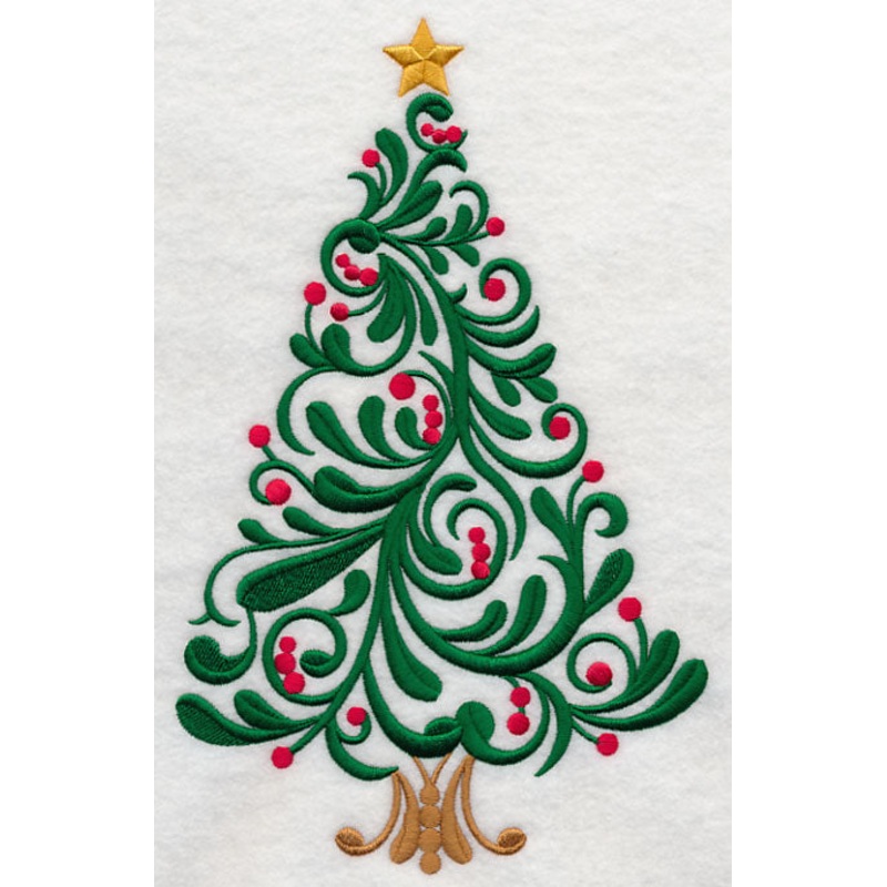 Festive Filigree Christmas Tree 2