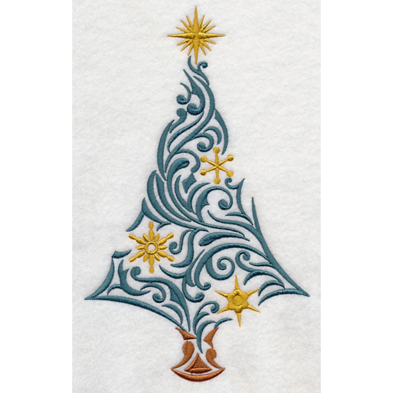 Festive Filigree Christmas Tree 4