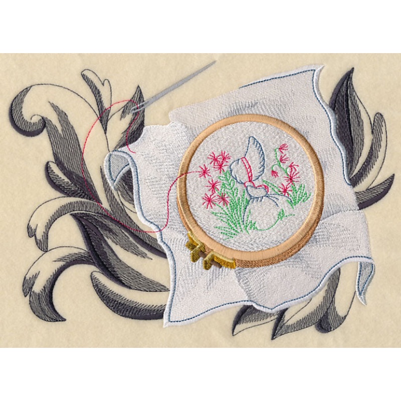 Timeless Embroidery|6.88″ x 9.4″ / 174.75mm x 238.76mm|5.7″ x 7.79″ / 144.78mm x 197.87mm|4.85″ x 6.63″ / 123.19mm x 168.4mm|All Sizes