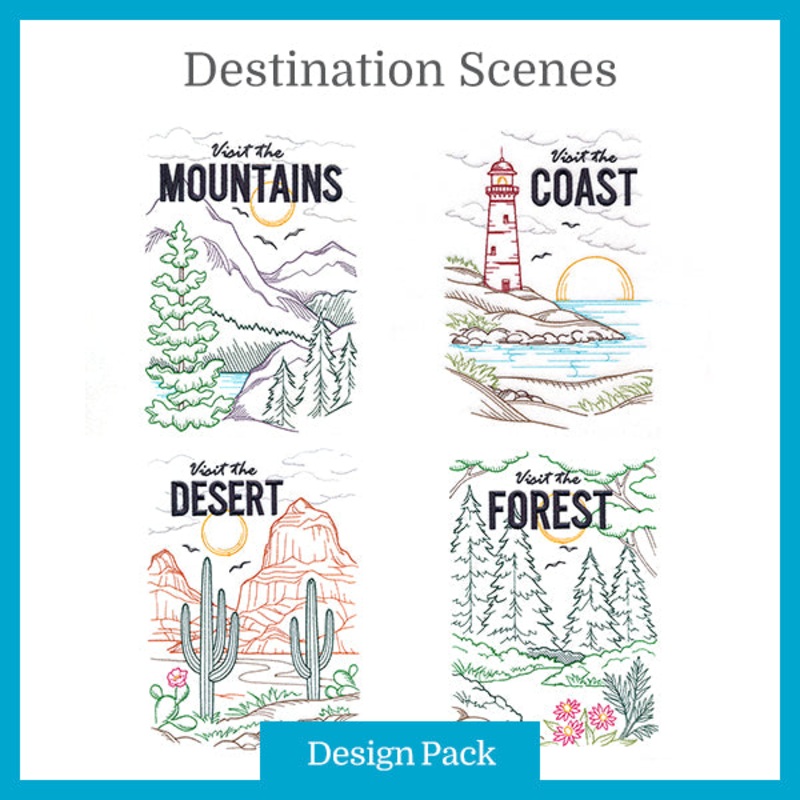 A Destination Scenes Design Pack