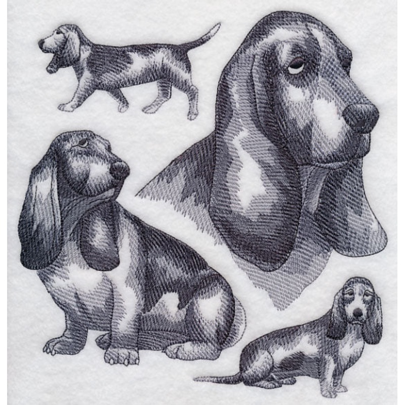 Basset Hound Sketch|7.8″ x 7.56″ / 198.12mm x 192.13mm|6.9″ x 6.69″ / 175.27mm x 169.97mm|6.03″ x 5.85″ / 153.26mm x 148.58mm|4.98″ x 4.83″ / 126.57mm x 122.71mm|All Sizes